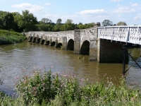 Greatham Bridge, which crosses the River Arun at Coldwaltham south of Pulborough