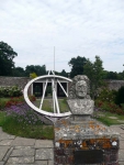 Sculpture of John Flamsteed (the first Astronomer Royal) in the grounds of Herstmonceux Castle