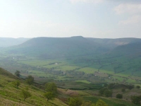 Edale (the start of the Pennine Way) from Back Tor