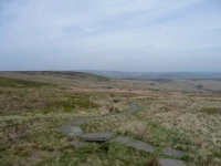 The view north over Withens Height