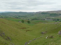 The view back to Horton in Ribblesdale at the start of day 8