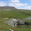 The view towards Pen-y-ghent from near Horton in Ribblesdale - close to the end of day 7