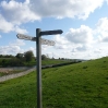 Where the Bowes loop rejoins the main Pennine Way near Baldersdale