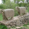 A sculpture on the banks of the River Tees