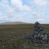 The view from Knock Fell looking across Great Dun Fell to Cross Fell (the highest point in England outside the Lake District)