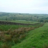 Hadrian\'s Wall earthworks out of Greenhead at the start of day 16