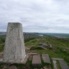 The trig point near Steel Rigg and the end of day 16