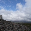 The cairn and trig point on Windy Gyle