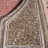 Pebble paving detail at Lotusland