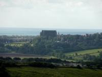 Lancing College dominating the skyline