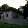 The church at Southease, with its round tower