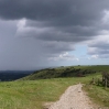 Looking back over the Downs to the south of Lewes