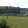 The bridge (closed) over the River Adur - makes the walk a little longer