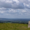 Gliders and the view west from Chanctonbury Hill