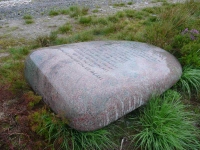 Sculpture along the Southern Upland Way near Loch Dee