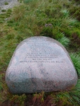 Sculpture along the Southern Upland Way near Loch Dee