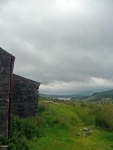 The view of Loch Dee from the front of the White Laggan Bothy