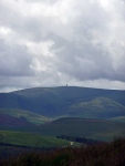 Looking back towards the \'Golf Ball\' radar dome on the top of Lowther Hill (the highest point on the Southern Upland Way) from Beld Knowe