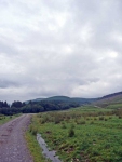 Heading out of Moffat Dale on the start of day 7