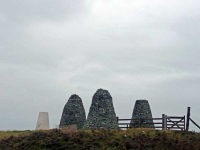 The Three Brethren cairns