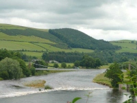 Bridge over the River Tweed north of Melrose