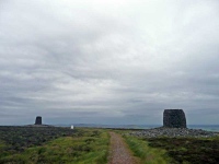 The Twinlaw Cairns and trig point