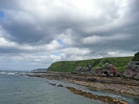 Looking south along the coast from Cove Harbour