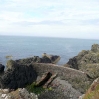 Ruins on the edge of the cliffs at Portpatrick