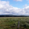 The view ahead at the top of the moorland after leaving New Luce