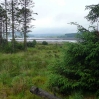 Clatteringshaws Loch, looks half full (or half empty)