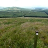 The view back from halfway up Benbrack