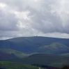 Looking back towards the \'Golf Ball\' radar dome on the top of Lowther Hill (the highest point on the Southern Upland Way) from Beld Knowe