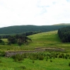 An old sheep pen in the valley below Lochy Law