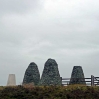 The Three Brethren cairns