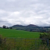 Looking back towards the Eildon Hills