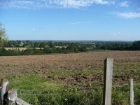 The view north, looking back towards Newick