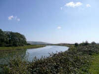 The River Ouse looking south, south of Lewes