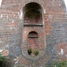 Balcombe Ouse Valley Viaduct, Grade II* listed railway viaduct comprised of 37 arches - looking through the arches