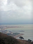 Eastbourne from near the top of Beachy Head - the start of the Wealdway