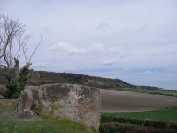 The view across to the North Downs from Coldrum Stones Long Barrow