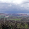 The view back along the South Downs in a moment of good weather