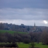 Looking back towards Withyham Church and village