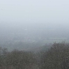 The snow falling near Bidborough